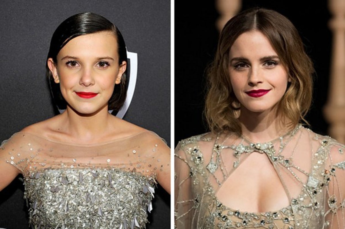Vintage Emma Watson Porn - Millie Bobby Brown Finally Met Emma Watson And It's So Adorable