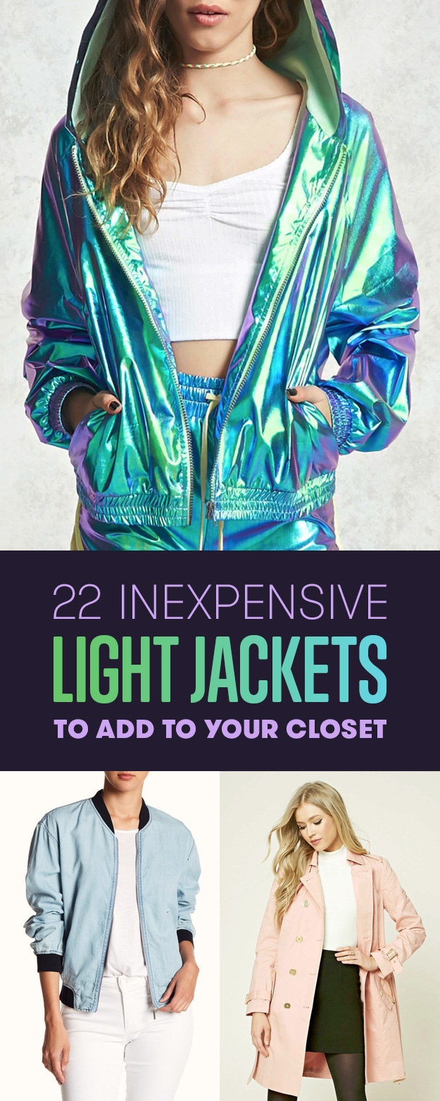 cheap light jackets