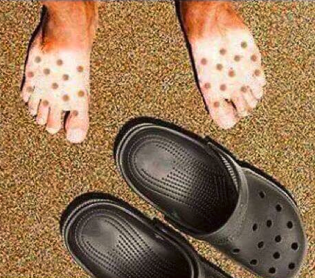 crocs tan shoes