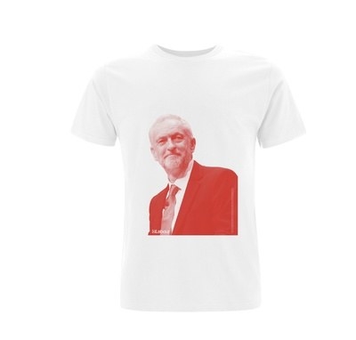 Nice and simple, and straight from the political party themselves. Who doesn't want a red Jeremy Corbyn slapped on their chest, right?SHOP: https://shop.labour.org.uk/products/jeremy-t-shirt-815