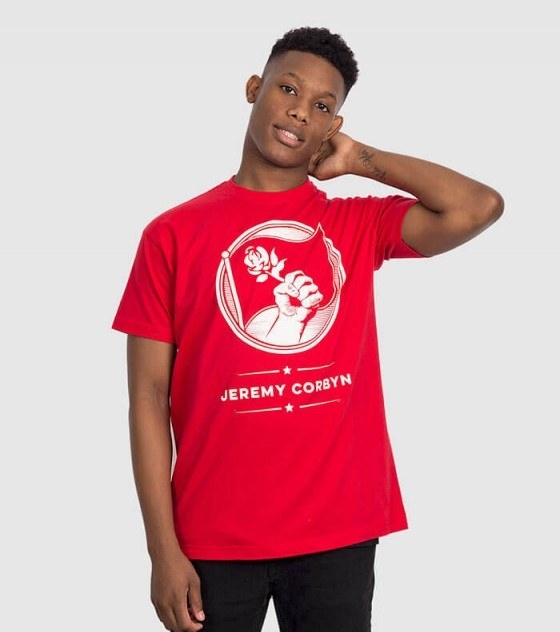 ALLRIOT have gone for the Labour Party's colours of a stark red and white, and have included the trademark symbol of European Socialism: the White Rose.SHOP: https://www.allriot.com/shop/jeremy-corbyn-labour-leader-t-shirt