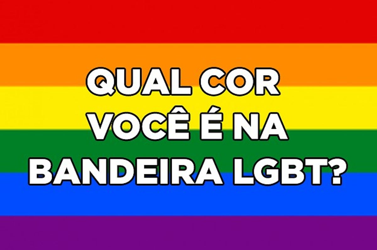 Qual Cor Voce E Na Bandeira Lgbt