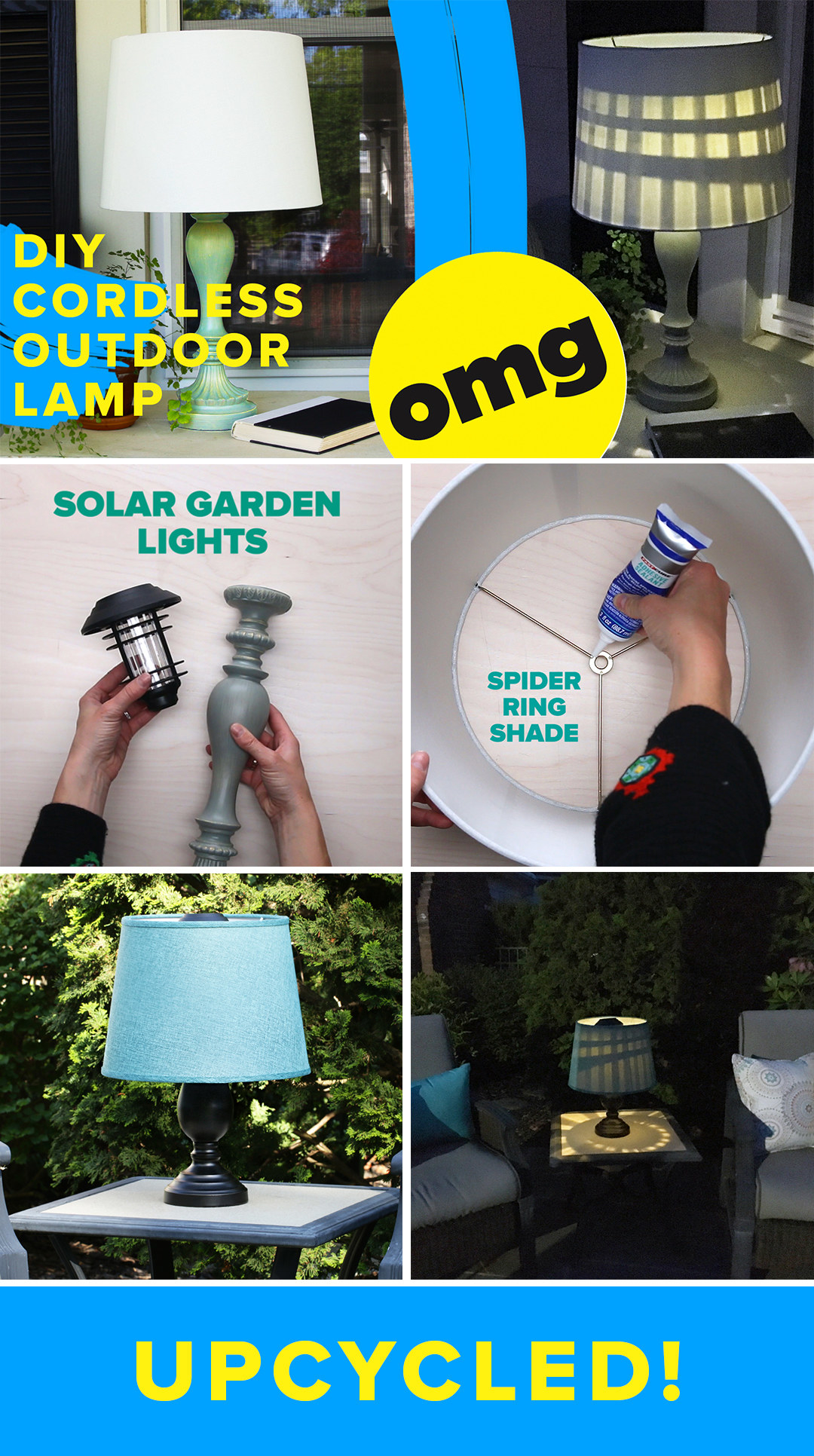Diy Solar Powered Outdoor Lamp