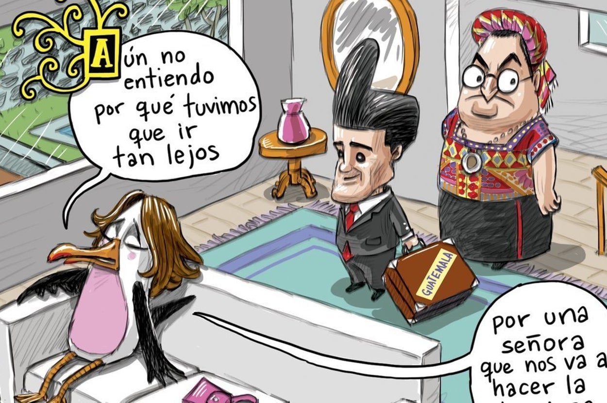 Este es el cartón de Javier Duarte que ha ofendido a Guatemala