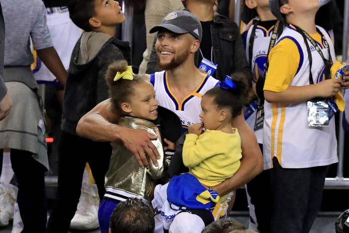 The Curry Family Couldn'T Have Been More Adorable When Celebrating The ...