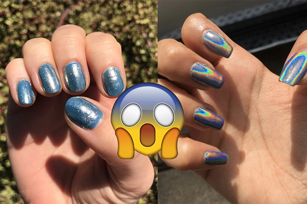 Holographic nails clearance