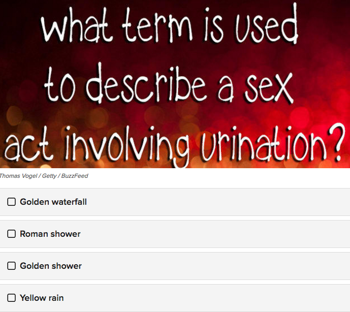 Sex Slave Quiz