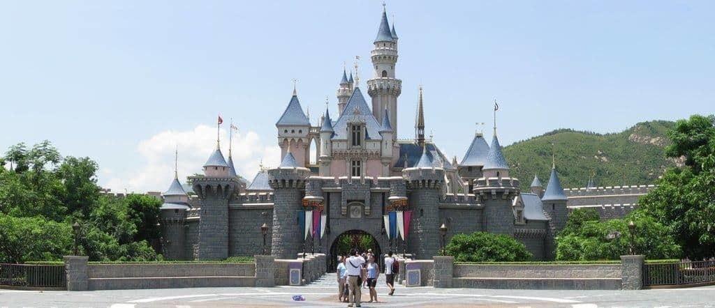 The mountain behind her castle is an ACTUAL mountain. And it’s the only Disney castle to have a natural mountain in the background.