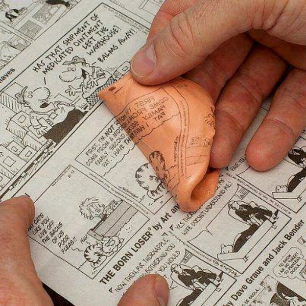 Whenever you got a PERFECT newspaper comic imprint on your Silly Putty.