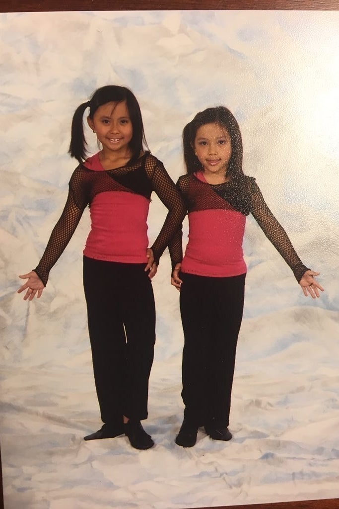 Hanna and Jennifer in "half up, half down" hair