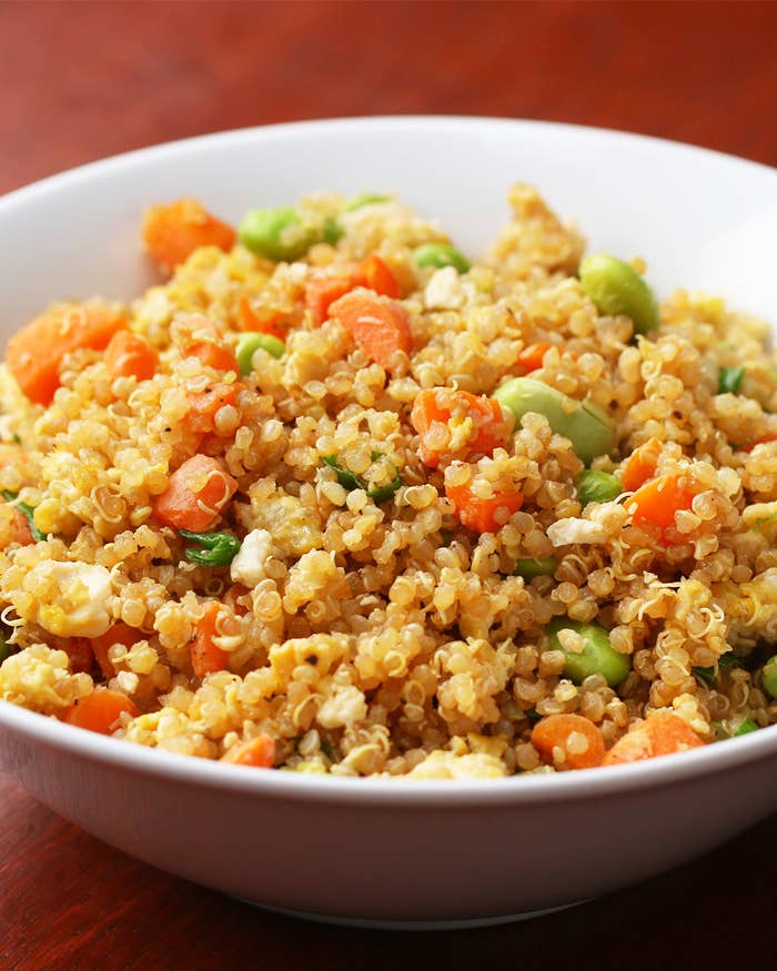 Use Leftover Quinoa To Make Fried Rice
