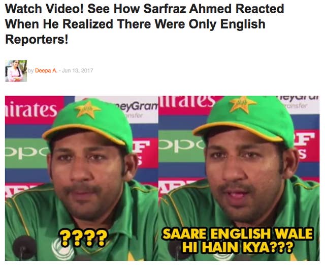 The Pakistani Captain Was Trolled For Poor English But Indians Had The Most Heartwarming Response Meme trends is a collenction of latest and trending memes in india. the pakistani captain was trolled for
