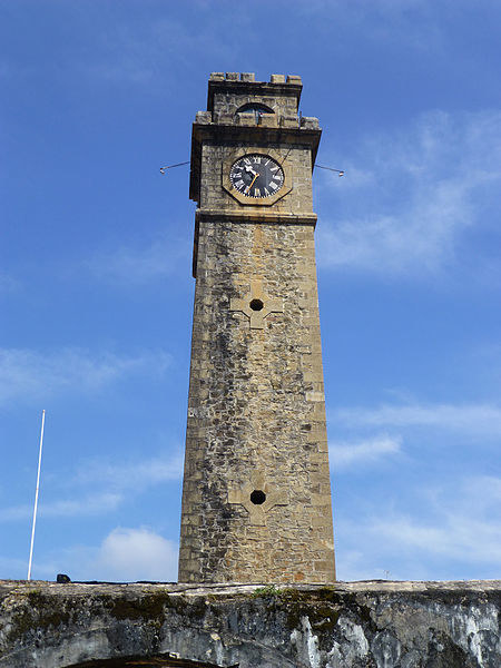 The original reformed church was said to have been located near the Galle Clock Tower (pictured above) but was destroyed in some way.