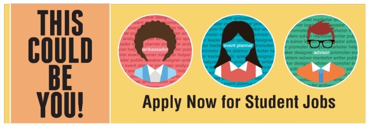 Want to work on campus? Through the Career Boost program you can find hundreds of jobs on campus that will provide you with a great network and an amazing experience. A lot of them may be related to your field too!