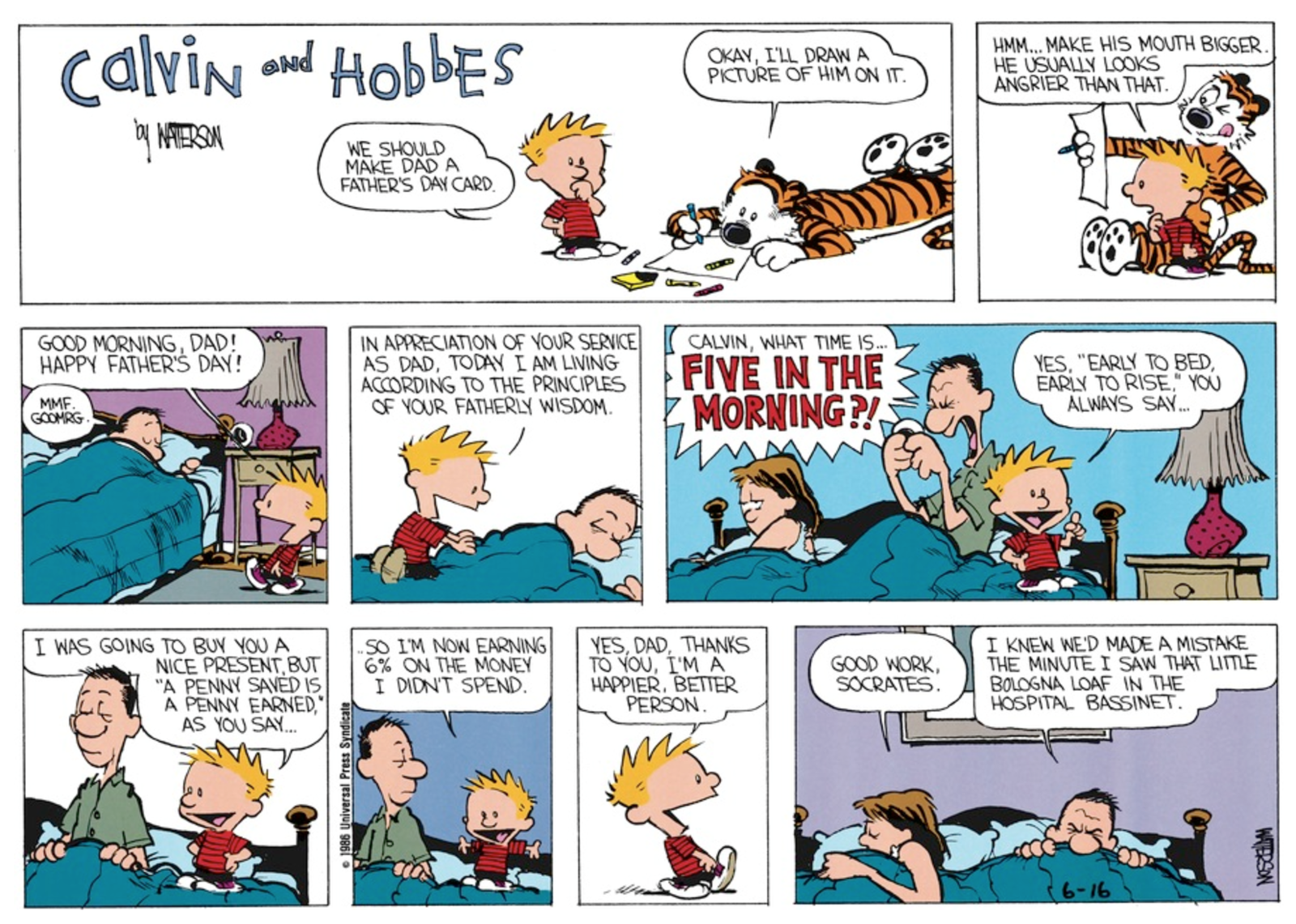 and brush up on all your Calvin and Hobbes. 