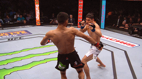 With a taekwondo background, this phenom is capable of throwing the most explosive kicks I have ever seen. Although the last time we saw El Pantera, he was getting handled by Franke Edgar, I'm sure he'll come back stronger.