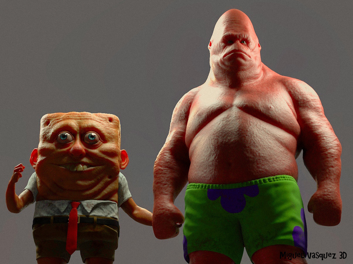 Spongebob characters deals in real life