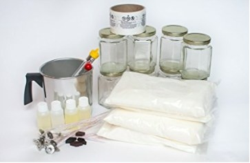 Simple and fun to do when the weather outside is grey. Brighten up your house with scented candles made from scratch!