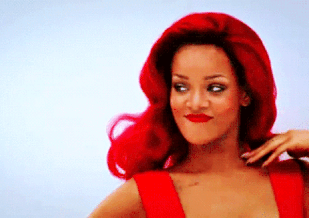 Hairdresser: "I thought we were trying to grow this part out."Me: "Yeah, same."Hairdresser: "What happened?"Me: "My forehead stares at me everywhere I go and it turns out it's way bigger than Rihanna's anyway. "