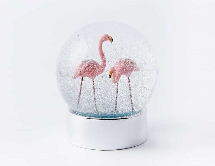 Snow globes really need to be an all-year thing. Swirling around glitter is definitely the prettiest way to relax.Get it on West Elm for $24.