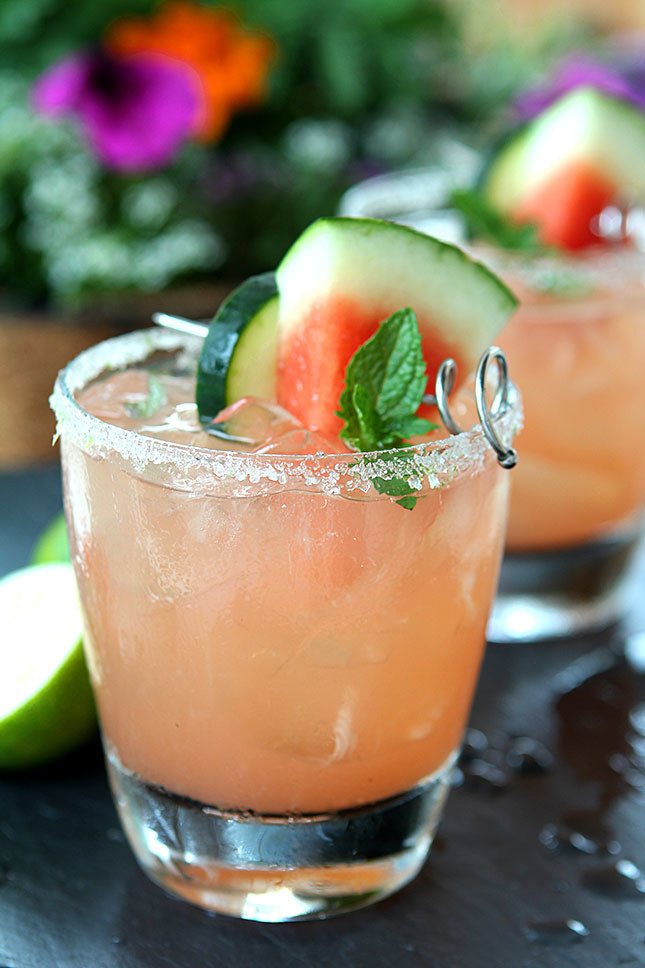 Watermelon, lime and cucumber vodka...need I say more? Find the recipe here.