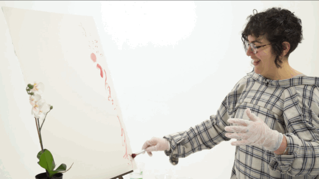 *Yes, they're used tampons as paint brushes.*