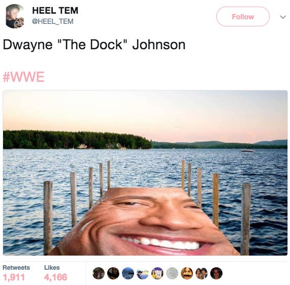 I found the original Dwayne the wok johnson meme : r/memes