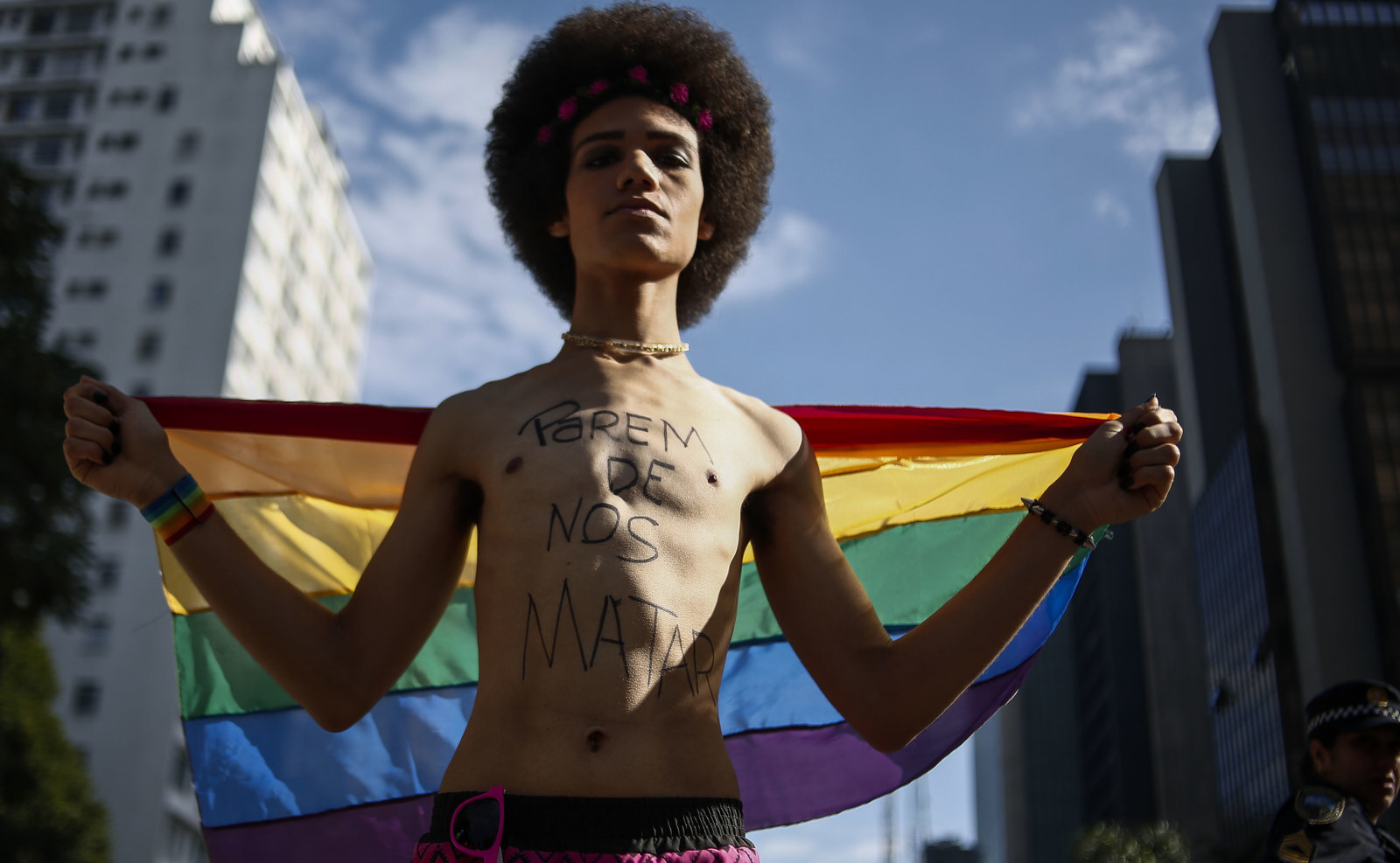 burning gay pride flag newsweek