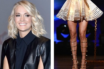 Popoholic » Blog Archive » Carrie Underwood's Wicked Little Legs