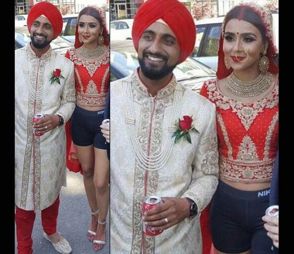 This Baller Bride Ditched Her Lehenga For Gym Shorts And People