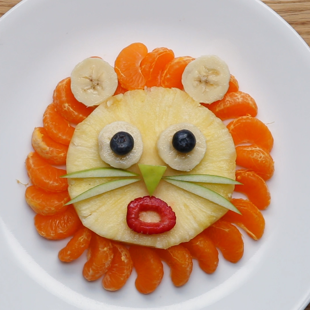 simple fruit animals