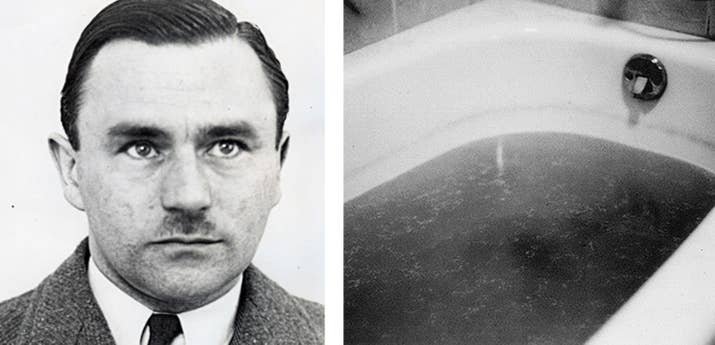 John George Haigh fue un asesino del Reino Unido durante la década de 1940 que pensó que podría evitar ser atrapado si los cuerpos desaparecían, por lo que disolvió a sus víctimas en bañeras llenas de ácido. Para su desgracia, todavía quedaba evidencia suficiente para demostrar que mató a seis personas, por lo que fue ejecutado.—charlottef9