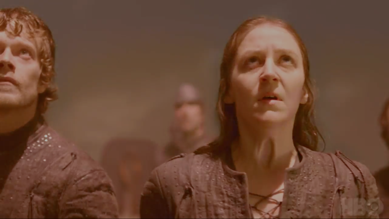 Or Theon and Yara Greyjoy, who both have a look that screams, "SHIT
