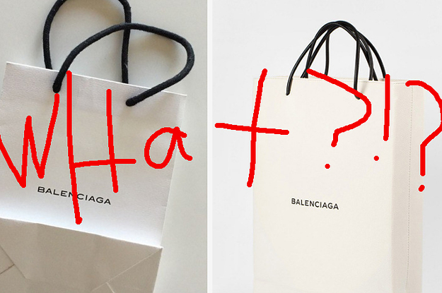Hai chiếc túi giống hệt nhau của Balenciaga một cái cho không một cái  giá 25 triệu đồng