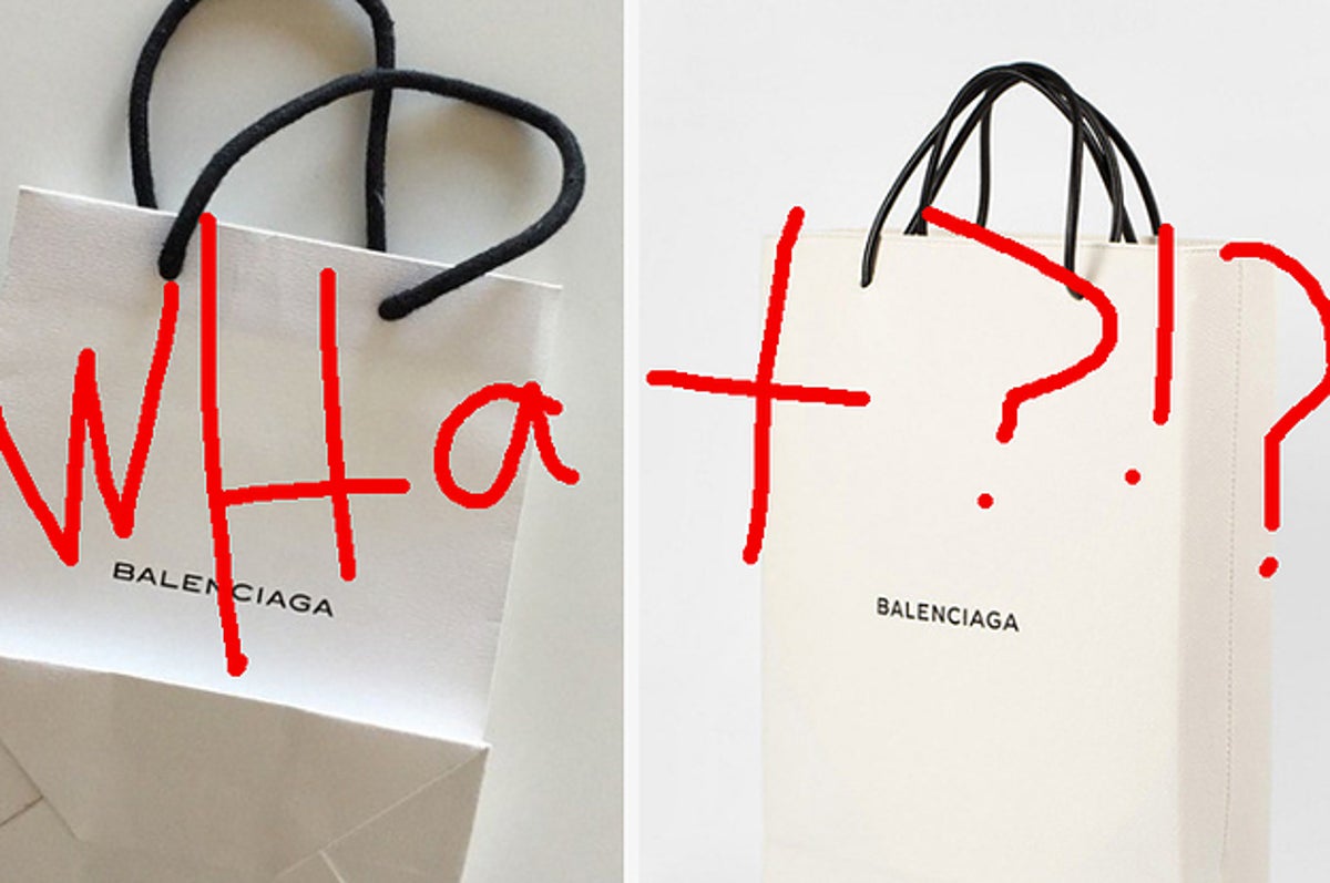original vs fake paper bag. #original #vs #fake #paperbag #giftbag #re