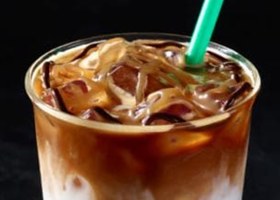 Iced Coconut Milk Mocha Macchiato