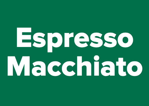 Espresso Macchiato