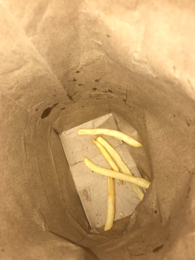 The tastiest chips are the ones you find left over in the bottom of the bag.