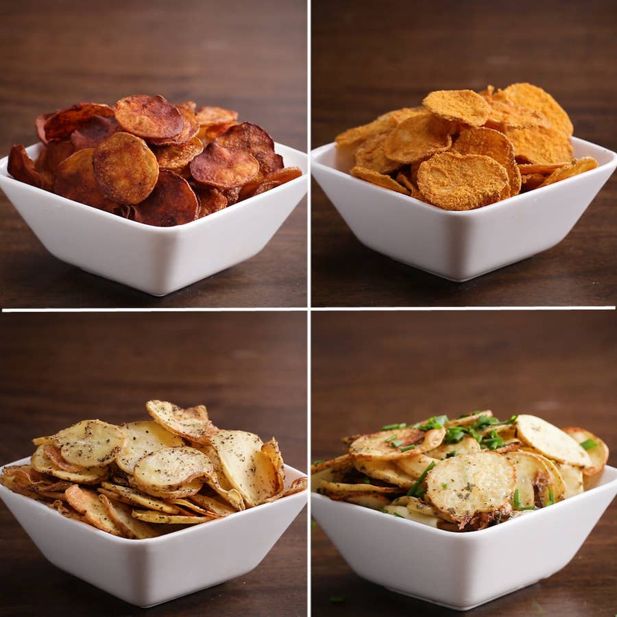ヘルシー オーブンで作る4種のポテトチップス ヘルシー オーブンで作る4種のポテトチップス