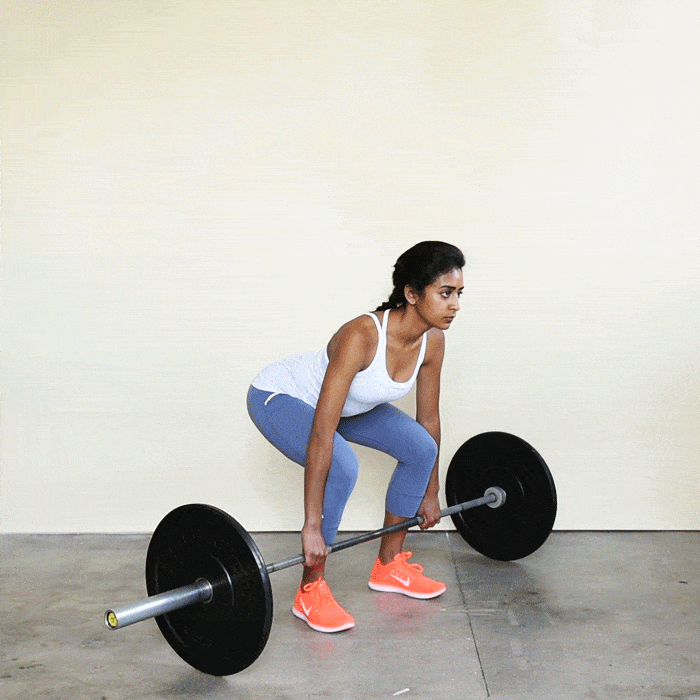 Like always warming up with some empty barbell reps before getting into it, making sure you can do at least 12 reps with perfect form before trying to go up in weight, and definitely NOT doing barbell exercises that require heavy lifting at the end of your workout (that's just asking for injury, tbh).Check out 13 Things You Should Know Before You Pick Up A Barbell and also 3 Badass Barbell Moves That Will Make You Stronger Than Ever for more.