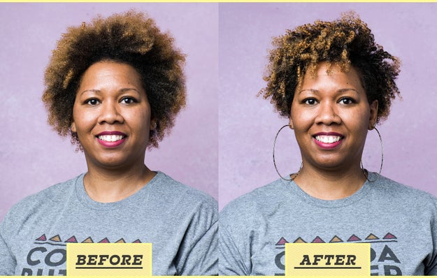 He came in to give one of our curly girls Nichole a hair-over, and he shared these life-changing hair care and styling tips for when the curl struggle gets real!