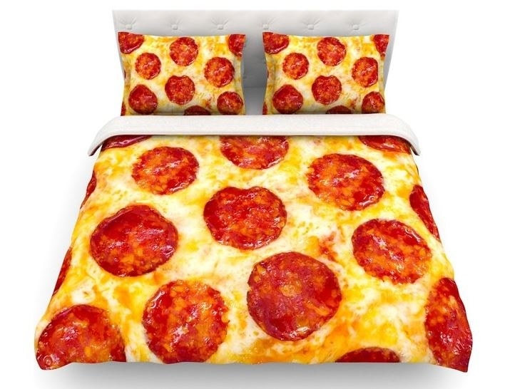 Dreaming of pepperoni.