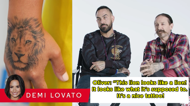 Demi Lovato's lion "looks like what it's supposed to."