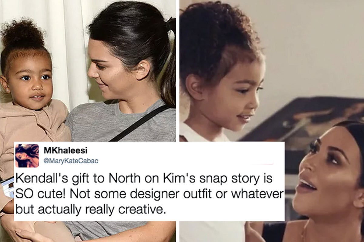 pics Kendall Jenner Gift To North super creative birthday gift she gave north