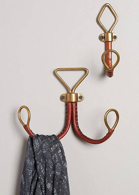 Promising Review: “These hooks are unique and work beautifully on my gray mudroom bench. They are very high-quality hooks. But you will have to buy your own screws to install them.” —Winnie Get them from Anthropologie for $20+ each (available in two styles).