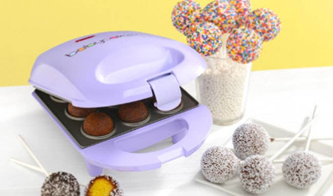 Promising Review: “I purchased this for my mom who makes cake pops almost on a weekly basis. She was making them by hand by crumbling cake and frosting, then rolling it into balls. The process was time-consuming. But after receiving this machine, she said it sped up the process greatly. After playing with the timing, she used the same cake recipe that she’d been using all along, which worked just fine!” —MDGet it from Amazon for $14.43.