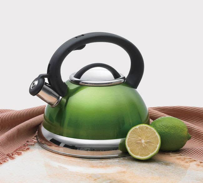 Promising Review: “I would describe the color as a gorgeous emerald green. It holds a lot of water and heats very fast compared to my former glass tea kettle!” —VioletteGet it from Amazon for $21.99 (available in six colors) or Wayfair for $29.53.