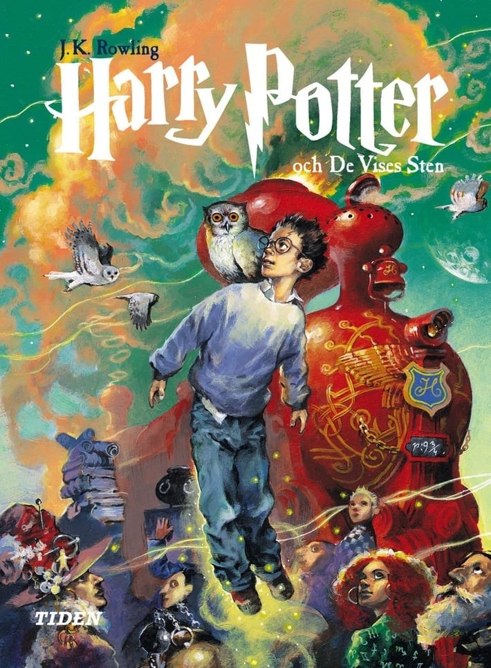 All harry potter book covers - boodisco