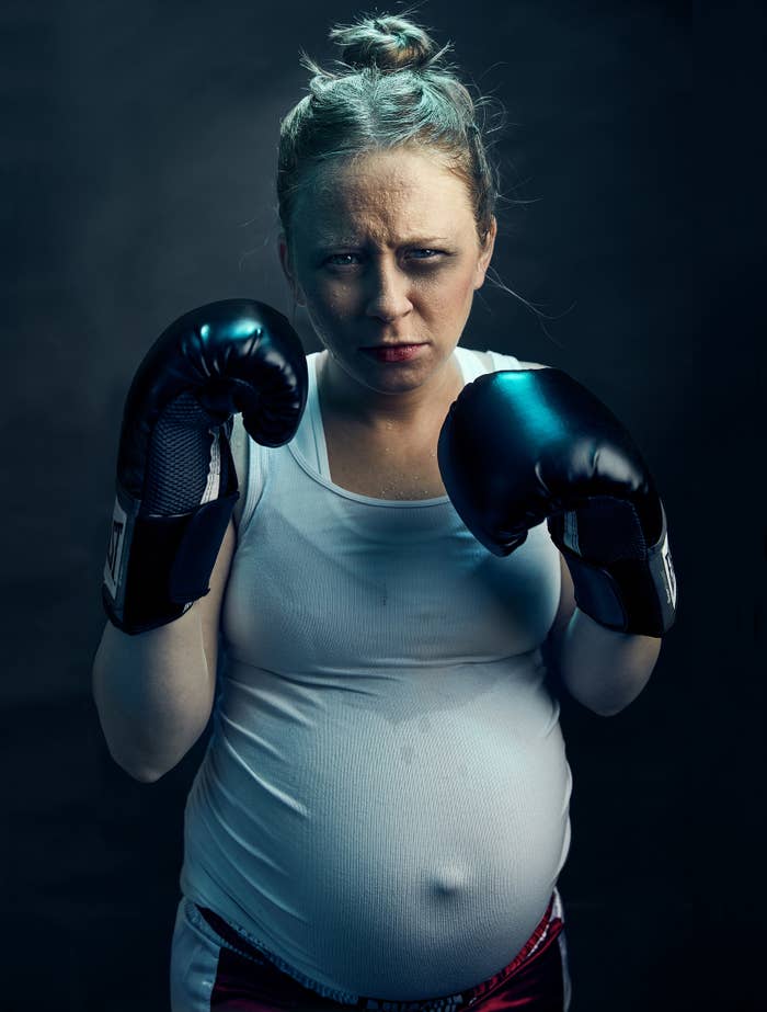 A Photographer Turned His Pregnant Wife Into A Badass Daredevil