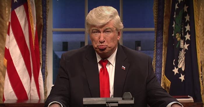 News broke earlier this week that Baldwin would reprise his role as President Trump for the show's 43rd season in the fall.